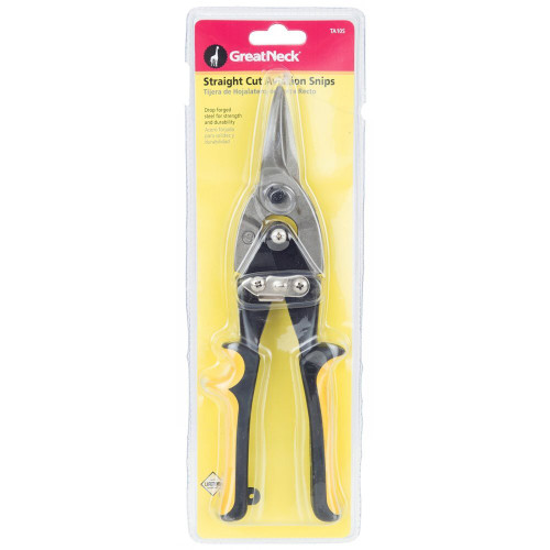 GreatNeck TA10S  Straight Cutting Aviation Tin Snips Image 4