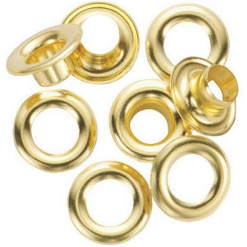 General Tools 1261-4  1/2" Brass Grommet Refill for 71264 Grommet Kit - Pack of 24 (41105) Image 0