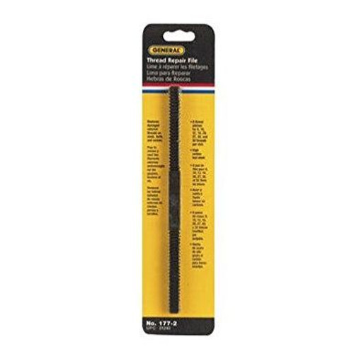 General Tools 177-2  Thread Repair File No. 2 for External Threads  (31240) Image 0