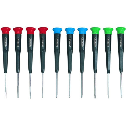 General Tools 690  10-Piece Mini Screwdriver Set (22200) Image 0