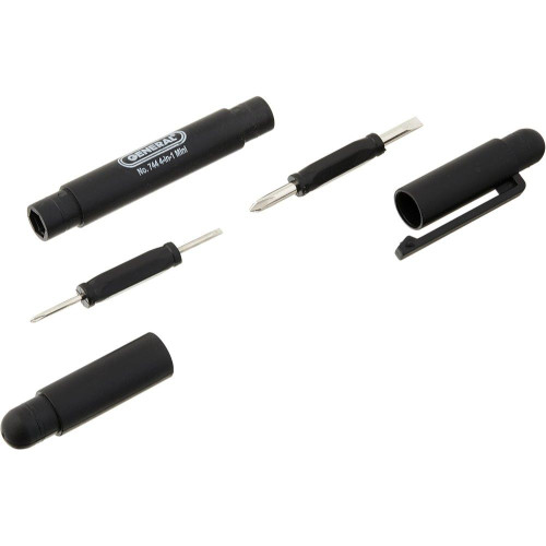 General Tools 744DB  Pocket Four-in-One Mini Screwdriver Image 1