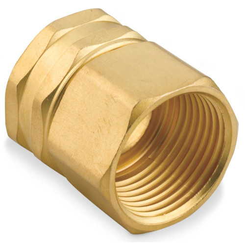 Gilmour 805574-1003  Heavy Duty Double Female Swivel Connector 1/2 in. NPT x 3/4 in. NH Image 0