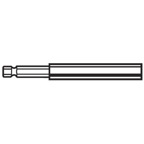 Lutz 23026  1/4" Hex x 3" Magnetic Bit Holder - 50 perJar Image 0