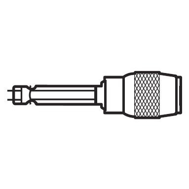Lutz 23048  1/4" Magnetic Bit Holder with Lock - 25 per Jar Image 0