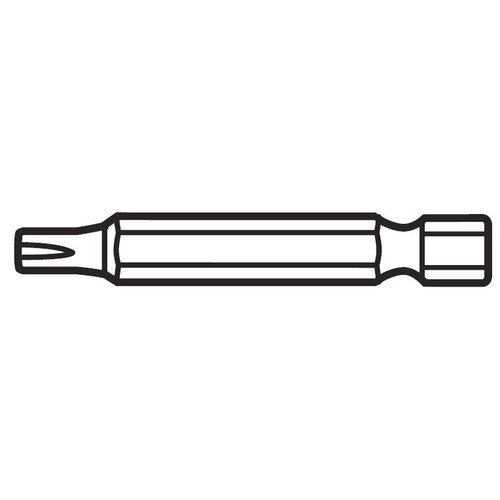 Lutz 23050  T25 Star (Torx) x 2" Power Bits - 75 per Jar Image 0