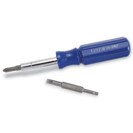 Lutz 26010  6-in-One Screwdriver - Blue Image 1