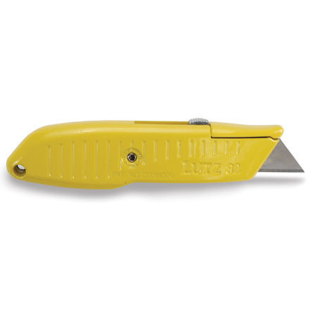 Lutz 30282  #82 Safety Nose Retractable Blade Utility Knife - Yellow (82-YL) Image 0
