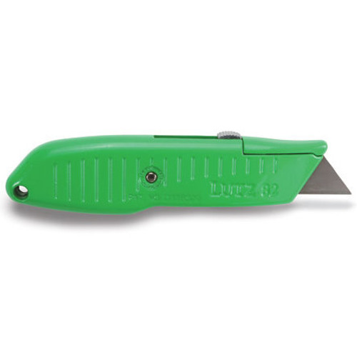 Lutz 30482  #82 Safety Nose Retractable Blade Utility Knife - Green (82-GR) Image 0