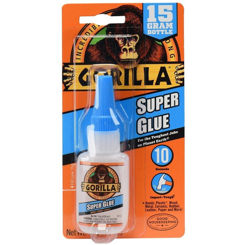 Gorilla Glue 78050  Gorilla Super Glue - 15 gram Bottle Image 0