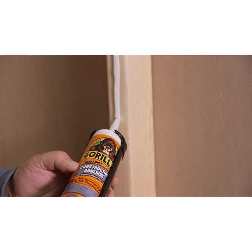 Gorilla 8010003  Gorilla Heavy Duty Construction Adhesive - 9 oz Cartridge Image 4