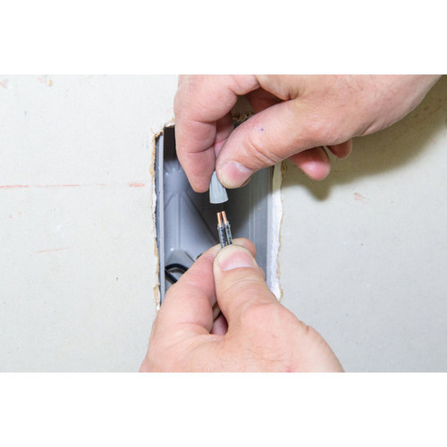 GB Gardner Bender 10-001  WireGard High Performance Twist-on Wire Connectors - Grey 22-16 AWG - 100 per Box (GB-1) Image 3