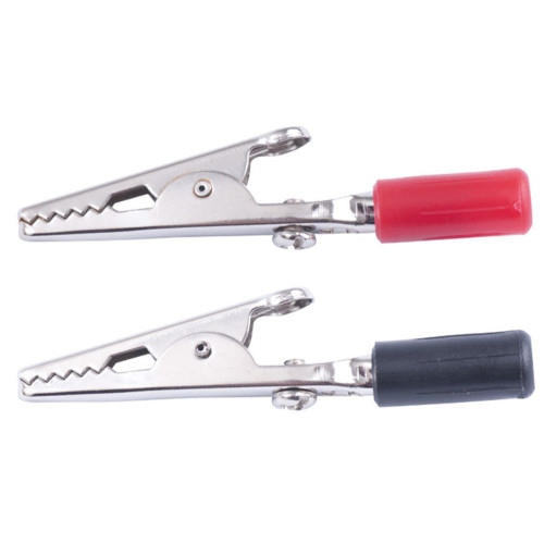 GB Gardner Bender 14-077  2" Alligator Clips with PVC Barrel Insulated - 22-14 AWG - 2 per Package Image 0