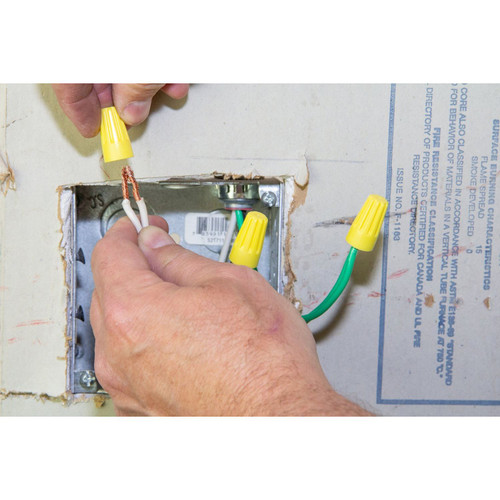 GB Gardner Bender 16-004  WireGard High Performance Twist-on Wire Connectors - Yellow 18-10 AWG - 200 per Jar (GB-4) Image 3