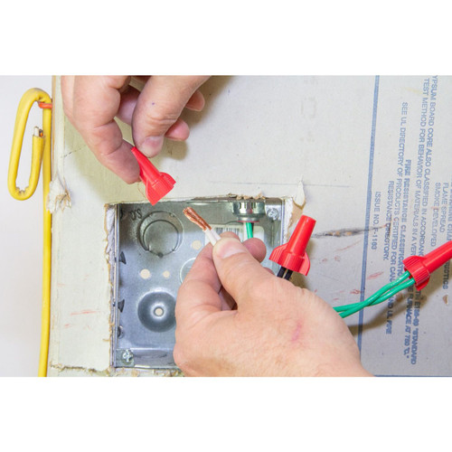 GB Gardner Bender 19-086  WingGard ULTRA High-Leverage Easy-on Wing-type Twist-on Wire Connector  - Red #22-#6 AWG - 6 per Card Image 4