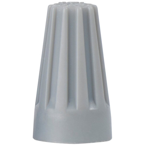 GB Gardner Bender 25-001  WireGard High Performance Twist-on Wire Connectors - Grey 22-16 AWG - 25 per Bag (GB-1) Image 0