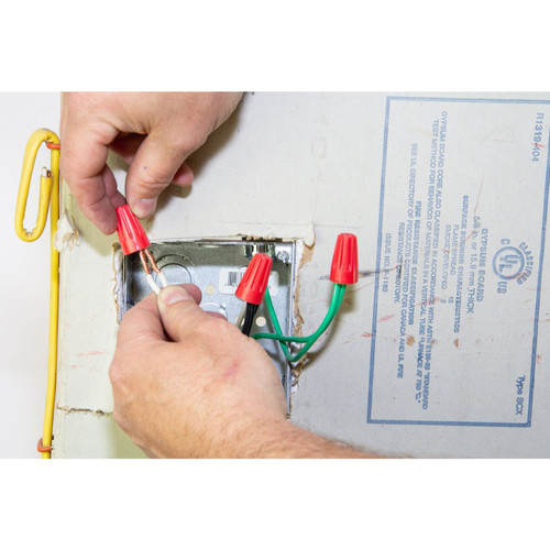 GB Gardner Bender 25-006  WireGard High Performance Twist-on Wire Connectors - Red 18-10 AWG - 25 per Bag (GB-6) Image 3