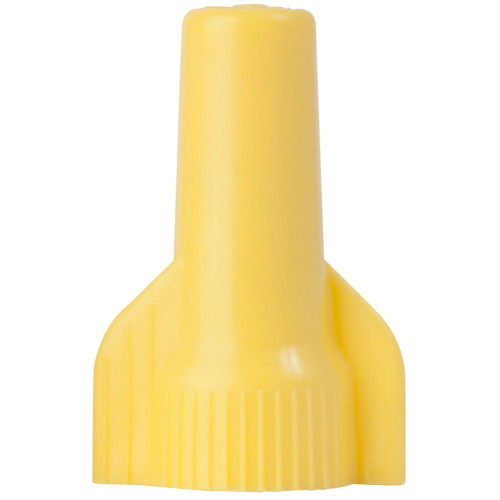 GB Gardner Bender 25-084  WingGard ULTRA High-Leverage Easy-on Wing-type Twist-on Wire Connector - Yellow #22-#10 AWG - 25 per Bag Image 0