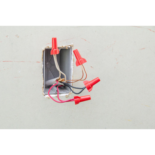 GB Gardner Bender 25-086  WingGard ULTRA High-Leverage Easy-on Wing-type Twist-on Wire Connector  - Red #22-#6 AWG - 25 per Bag Image 4