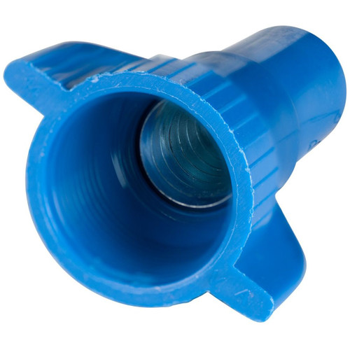 GB Gardner Bender 25-089  WingGard ULTRA High-Leverage Easy-on Wing-type Twist-on Wire Connector - Blue #14-#6 AWG - 10 per Bag Image 1