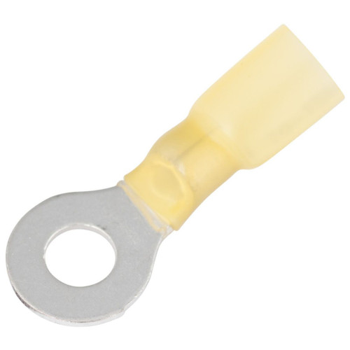 GB Gardner Bender AMT-108  GB Xtreme Yellow #12-#10 AWG for 1/4" Stud Ring Terminals with Heat Shrink - 3 per Package Image 2