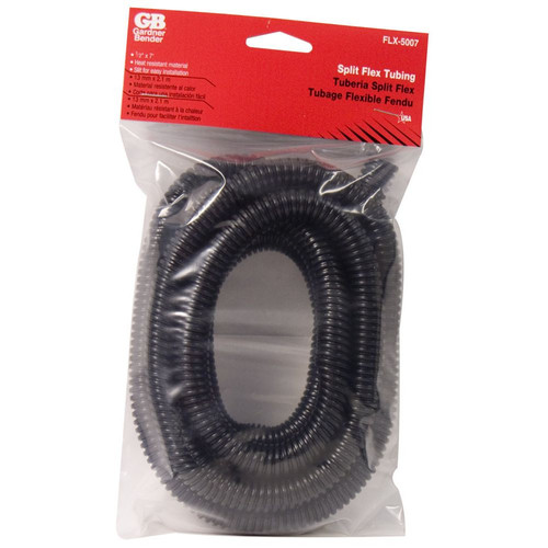 GB Gardner Bender FLX-5007T  1/2" x 7' Split Flex Tubing - Black Image 1