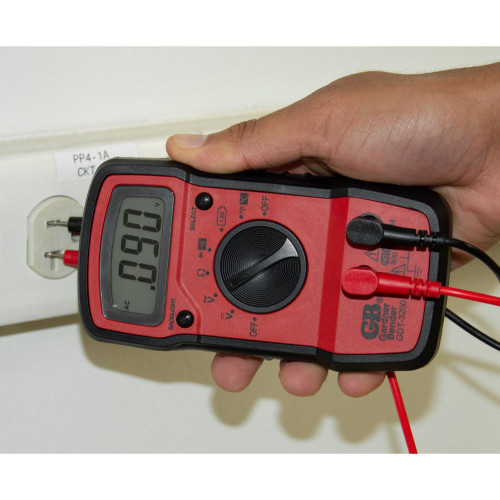 GB Gardner Bender GDT-3200  7-Function Auto Ranging Digital Multimeter with 7-Ranges - Tests AC/DC Volt, Resist, Diode, Continuity, Temp and Battery Image 4