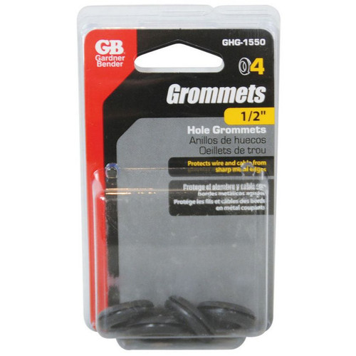 GB Gardner Bender GHG-1550  1/2" Inside Diameter Grommet - 4 per Package Image 1