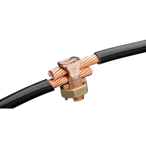 GB Gardner Bender GSBC-2  #6-#2 AWG Solid Copper Split Bolt Connectors - 2 per Package Image 2