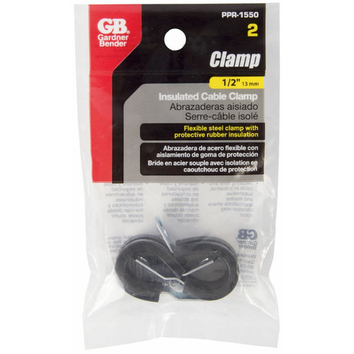 GB Gardner Bender PPR-1550  1/2" Rubber Insulated Cable Clamps - 2 per Package Image 1 GB Gardner Bender PPR-1550  1/2" Rubber Insulated Cable Clamps - 2 per Package Image 1