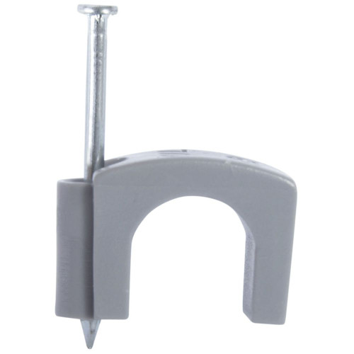 GB Gardner Bender PSG-15  7/16" Gray Plastic Coaxial Cable Staple - 15 per Package Image 0