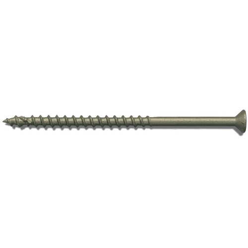 Fastap Plus 334PH-6PK  #10 x 3-3/4" Exterior Self Drilling Wood Screws with DuracoatXT - Phillips Drive Head 6 per Package  Image 0