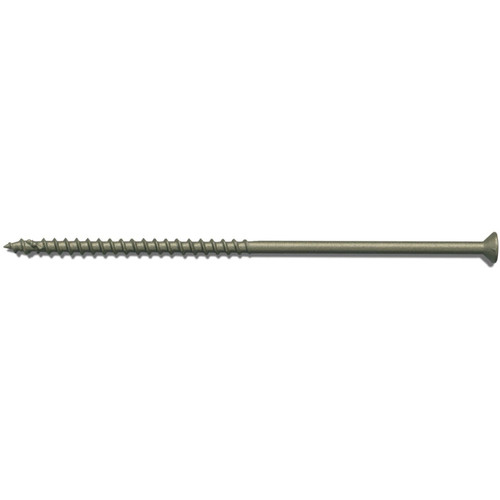 Fastap Plus 600PH-6PK  #10 x 6" Exterior Self Drilling Wood Screws with DuracoatXT - Phillips Drive Head 6 per Package  Image 0