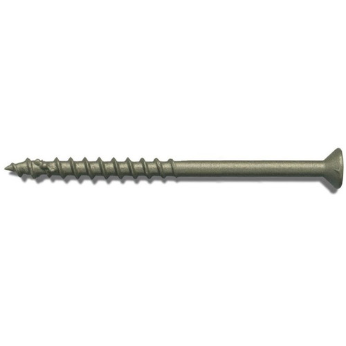 Fastap Plus DAC300BSQ  #9 x 3" Exterior Self Drilling Wood Screws with DuracoatXT - Square Drive Head 2000 per Package Image 0 Fastap Plus DAC300BSQ  #9 x 3" Exterior Self Drilling Wood Screws with DuracoatXT - Square Drive Head 2000 per Package Image 0