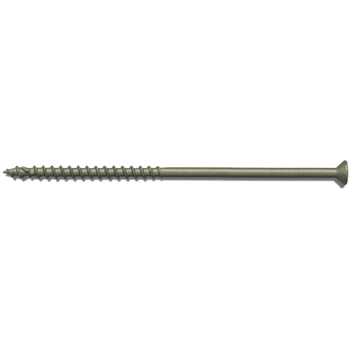 Fastap Plus DAC500  #10 x 5" Exterior Self Drilling Wood Screws with DuracoatXT - Phillips Drive Head 25 per Package Image 0
