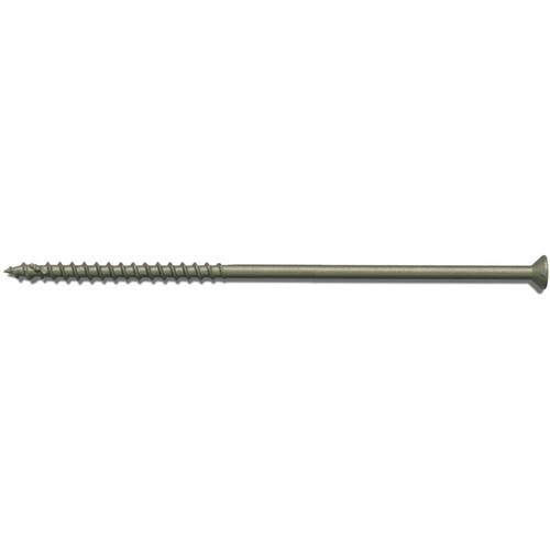 Fastap Plus DAC600  #10 x 6" Exterior Self Drilling Wood Screws with DuracoatXT - Phillips Drive Head 25 per Package Image 0