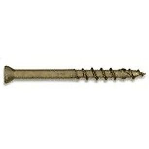 Fastap Plus DFH200SQ  #9 x 2" Finish Head Exterior Self Drilling Wood Screws with DuracoatXT - Square Drive Head 100 per Package Image 0