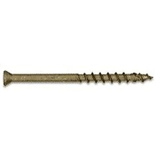 Fastap Plus DFH250SQ  #9 x 2-1/2" Finish Head Exterior Self Drilling Wood Screws with DuracoatXT - Square Drive Head 100 per Package Image 0 Fastap Plus DFH250SQ  #9 x 2-1/2" Finish Head Exterior Self Drilling Wood Screws with DuracoatXT - Square Drive Head 100 per Package Image 0
