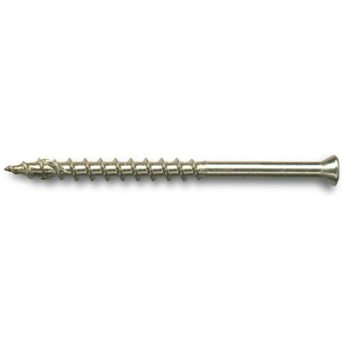 Fastap Tech7 SS250TTSQ  #8 x 2-1/2" Trimtite Stainless Steel Self Drilling Wood Finishing Screws - Square Drive Head 50 per Package Image 0