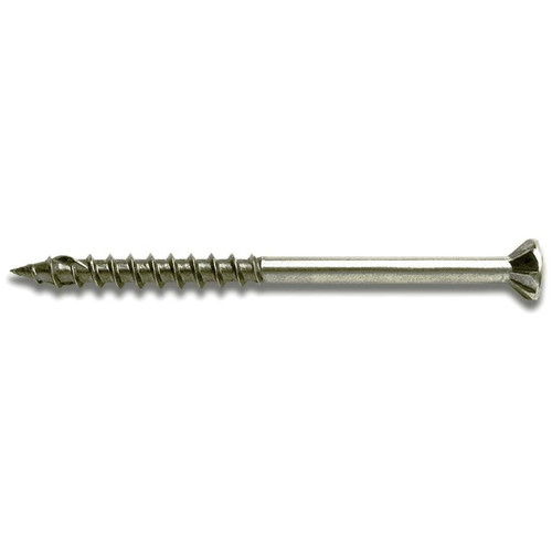 Fastap Tech7 SS300SQ  #10 x 3" Stainless Steel Self Drilling Wood Screws - Square Drive Head 30 per Package Image 0