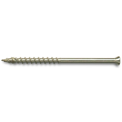 Fastap Tech7 SS300TTSQ  #8 x 3" Trimtite Stainless Steel Self Drilling Wood Finishing Screws - Square Drive Head 40 per Package Image 0 Fastap Tech7 SS300TTSQ  #8 x 3" Trimtite Stainless Steel Self Drilling Wood Finishing Screws - Square Drive Head 40 per Package Image 0
