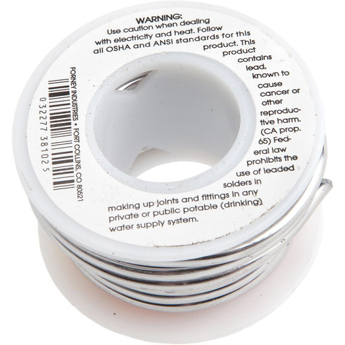 Forney 38102  1/8" Acid Core General Purpose Repair Solder 8oz Image 1