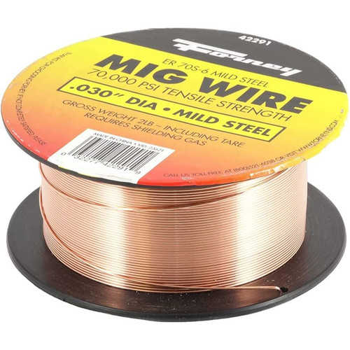 Forney 42291  ER70S-6 MIG Welding Wire Mild Steel .030" x 2 Pound Spool Image 1