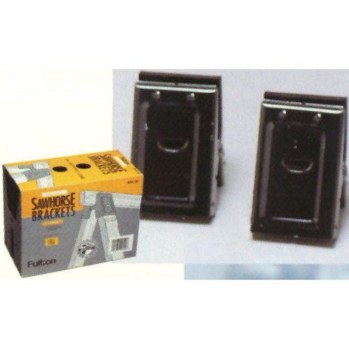 Fulton D300  Steel Medium-Duty Sawhorse Brackets - upto 400lbs (300SHB) - 1 Pair per Package Image 2