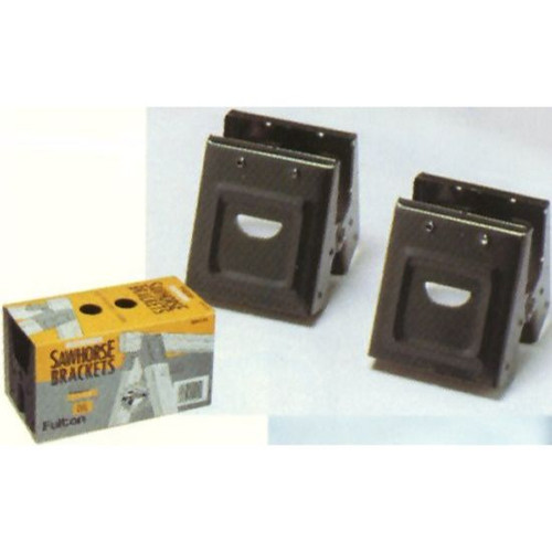 Fulton D400  Steel Light Duty Sawhorse Brackets - upto 300 lbs (400SHB) - 1 Pair per Package Image 2