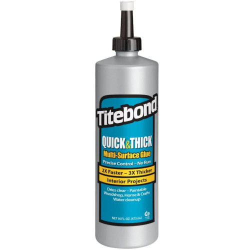 Titebond 2404  Quick & Thick Multi-Surface Glue - 16-oz bottle Image 0