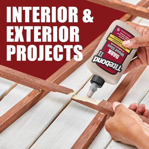 Titebond 3704  Titebond II Dark Wood Glue 16-oz bottle Image 1 Titebond 3704  Titebond II Dark Wood Glue 16-oz bottle Image 1