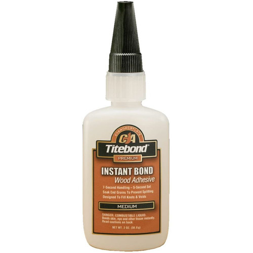 Titebond 6211  Instant Bond Medium Wood Adhesive - 2-oz Bottle Image 0