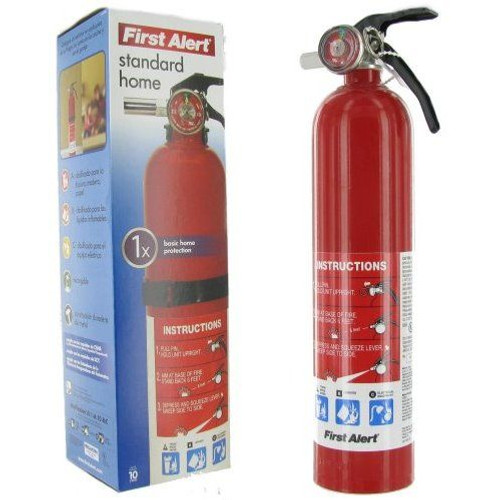 First Alert HOME1  1-A:10-B:C Rechargeable 2-1/2-lb Home Fire Extinguisher Image 1
