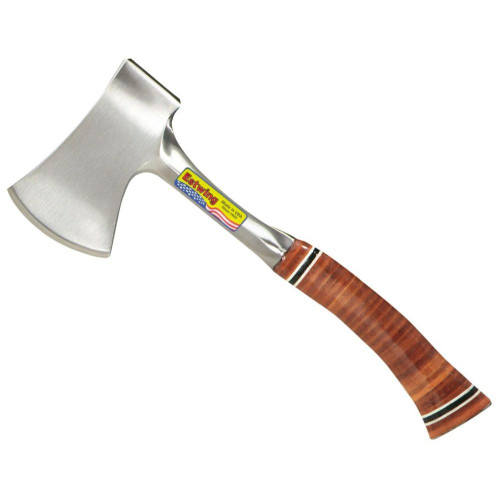 Estwing E24A  14" Sportsman's Axe With Leather Grip And Sheath Image 0