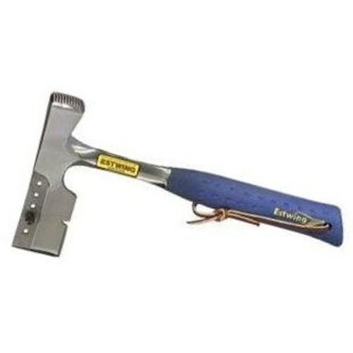 Estwing E3-S  32oz Shingler's Hatchet w/Replaceable Gauge 1-7/8" Cutting Edge Nylon-Vinyl Grip 12-1/2" Length Image 0 Estwing E3-S  32oz Shingler's Hatchet w/Replaceable Gauge 1-7/8" Cutting Edge Nylon-Vinyl Grip 12-1/2" Length Image 0